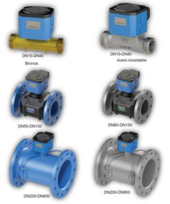 presentaciones medidores agua ultrasonicos tamanos