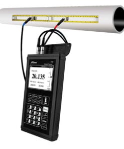 caudalimetro ultrasónico portatil pFlow instalado P117