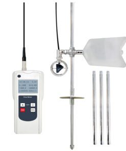 Medidor de flujo canal abierto rio portatil helice