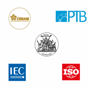 logotipos de cuerpos de metrologia internacionales